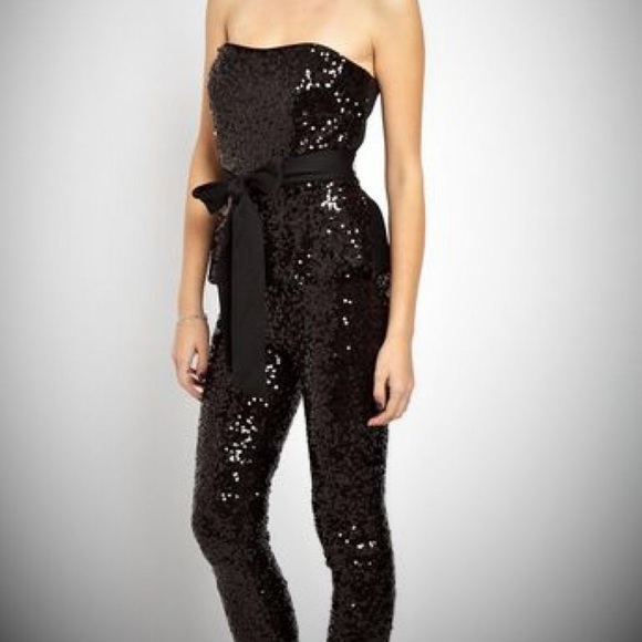 NEW YEAR?  FRENCH CONNECTION FORMAL PANTSUIT sz 4 - Picture 8 of 8